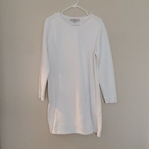 White Sweatshirt Dress